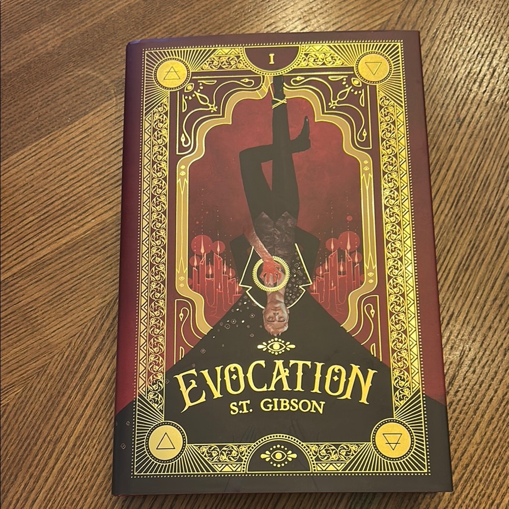 Fairyloot signed Evocation by St. Gibson Hardcover Book